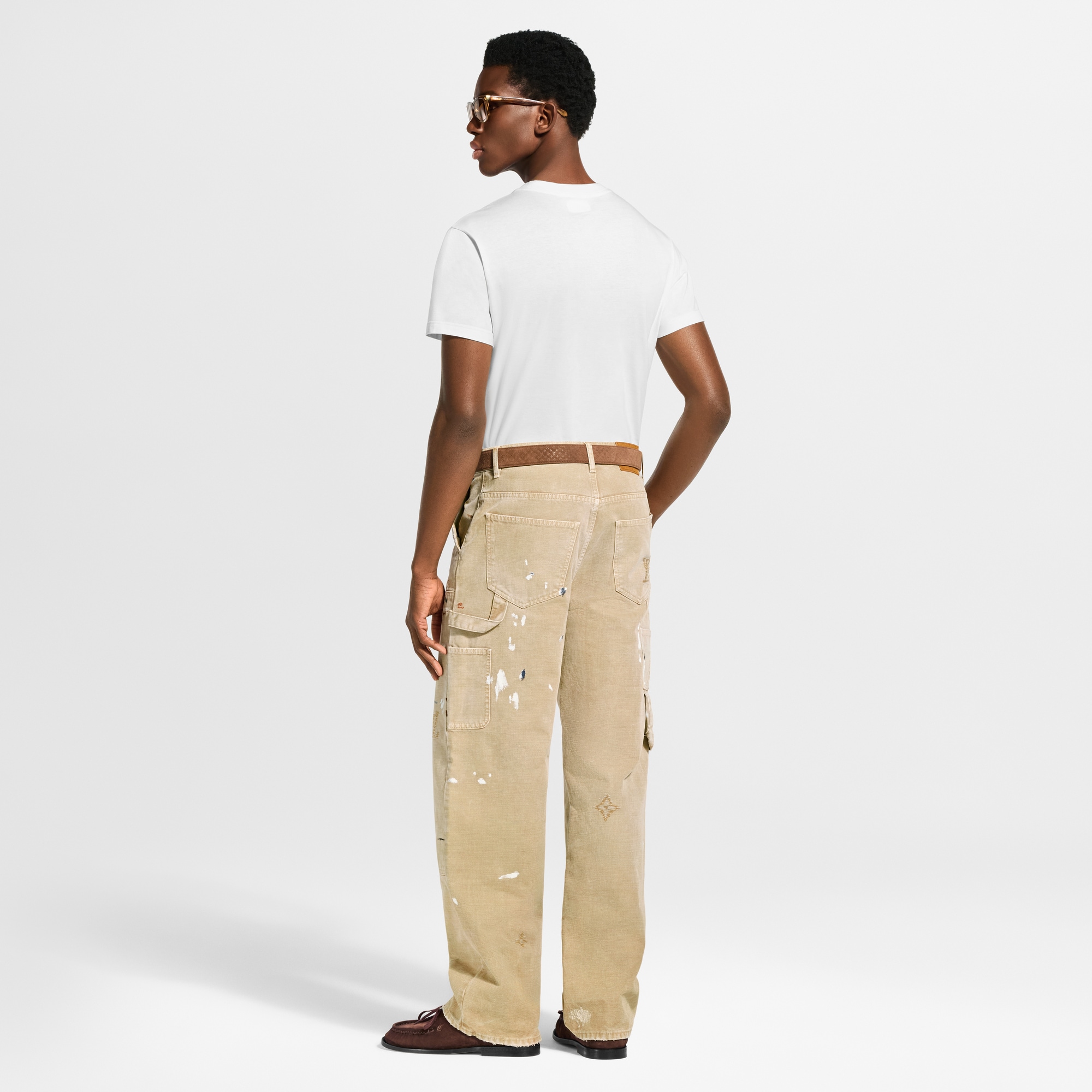 Embellished Denim Carpenter Pants - Men - Ready-to-Wear | LOUIS
